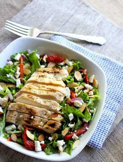 Roasted Red Pepper Salad - FoodFaithFitness