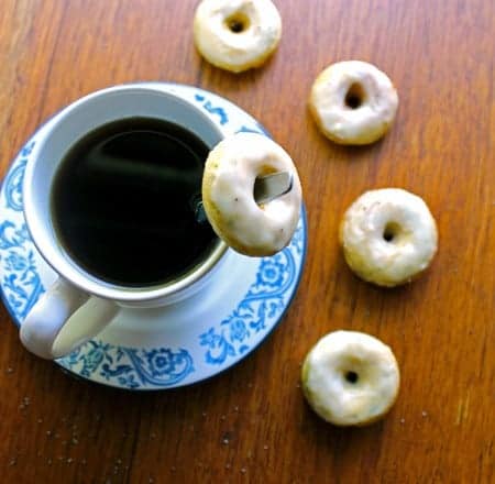 Skinny Lemon Poppy Seed Mini Donuts