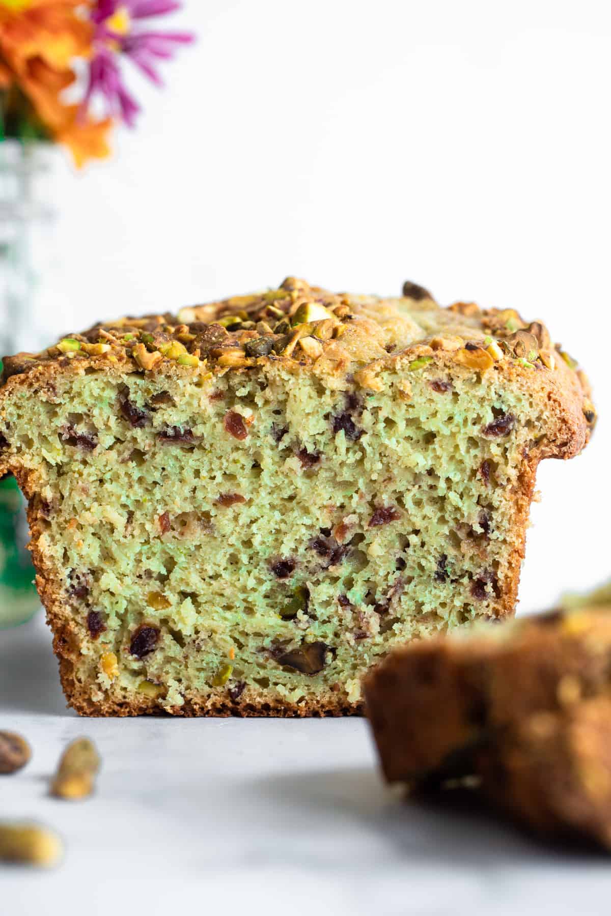 Green Cranberry Pistachio Bread