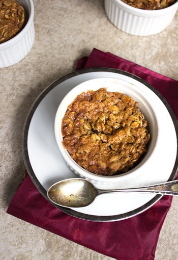 Brown Sugar & Molasses Baked Oatmeal {GF} - Food Faith Fitness