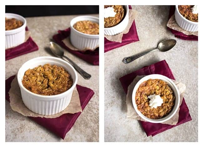 Brown Sugar & Molasses Baked Oatmeal {GF} - Food Faith Fitness