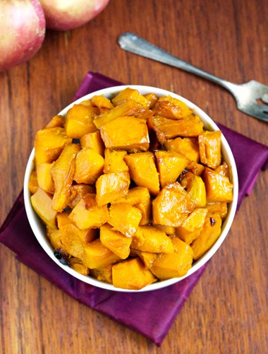 Roasted Kabocha Squash With Apple Cider Glaze {Gluten free, Low Fat & Vegetarian} - Food Faith Fitness