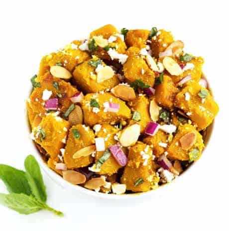 Honey Ginger Glazed Squash Salad {GF & Low Fat} - Food Faith Fitness