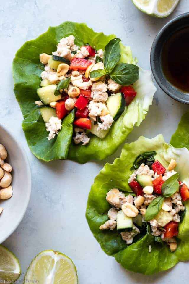 Asian Chicken Lettuce Wraps