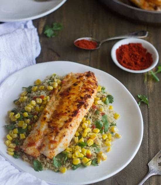 Cilantro Time Tilapia {GF, Low Fat, High Protein + Super Simple} - Food Faith Fitness