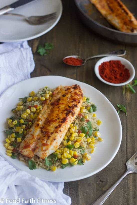 Easy Tilapia Recipe with Cilantro and Lime {GF, Low-Fat, High-Protein + Super Simple}