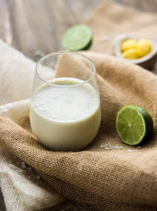 Pineapple Coconut Smoothies {Gluten + Dairy Free + Super Simple} - Food Faith Fitness