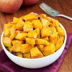 Roasted Kabocha with Apple Cider Glaze