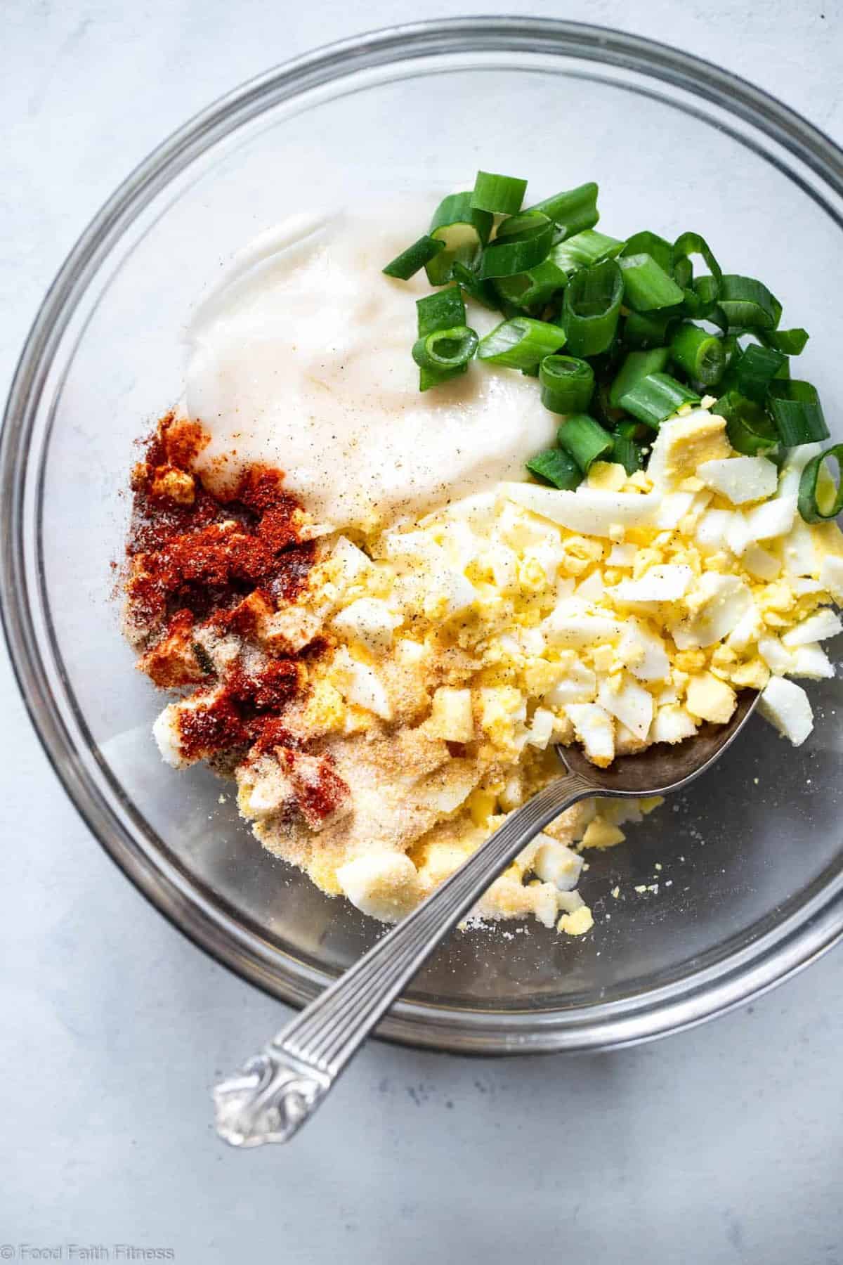 Healthy Egg Salad Grilled Cheese Sandwich - A fun twist on a classic that is quick, easy and great for kids and adults! High protein and Gluten Free option! | #Foodfaithfitness | #Healthy #Glutenfree #Sandwich #lunch