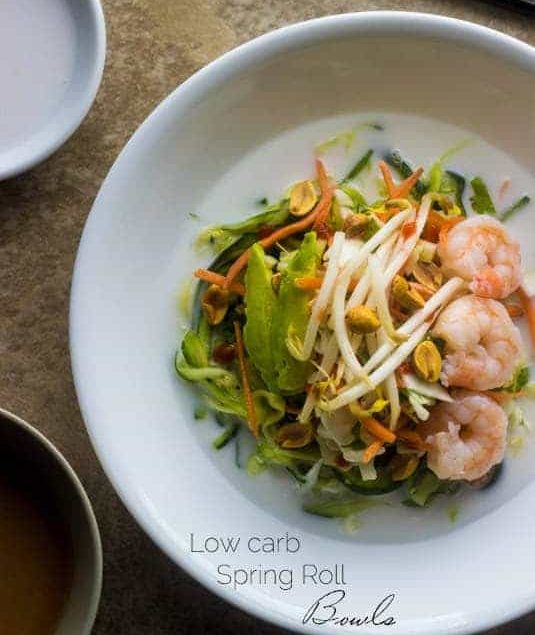 Nuccini Noodle Bowls Spring Roll - all the taste of spring role without chaotic rolling! - Fitness Faith Fitness | #glutenfree #easy #Healthy #Shrimp #ReCipe