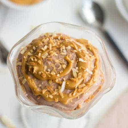 Healthy Almond Joy Cheesecake - SO easy and 30g of protein! This is AMAZING! | Food Faith Fitness| #healthy #snack #recipe #cheesecake