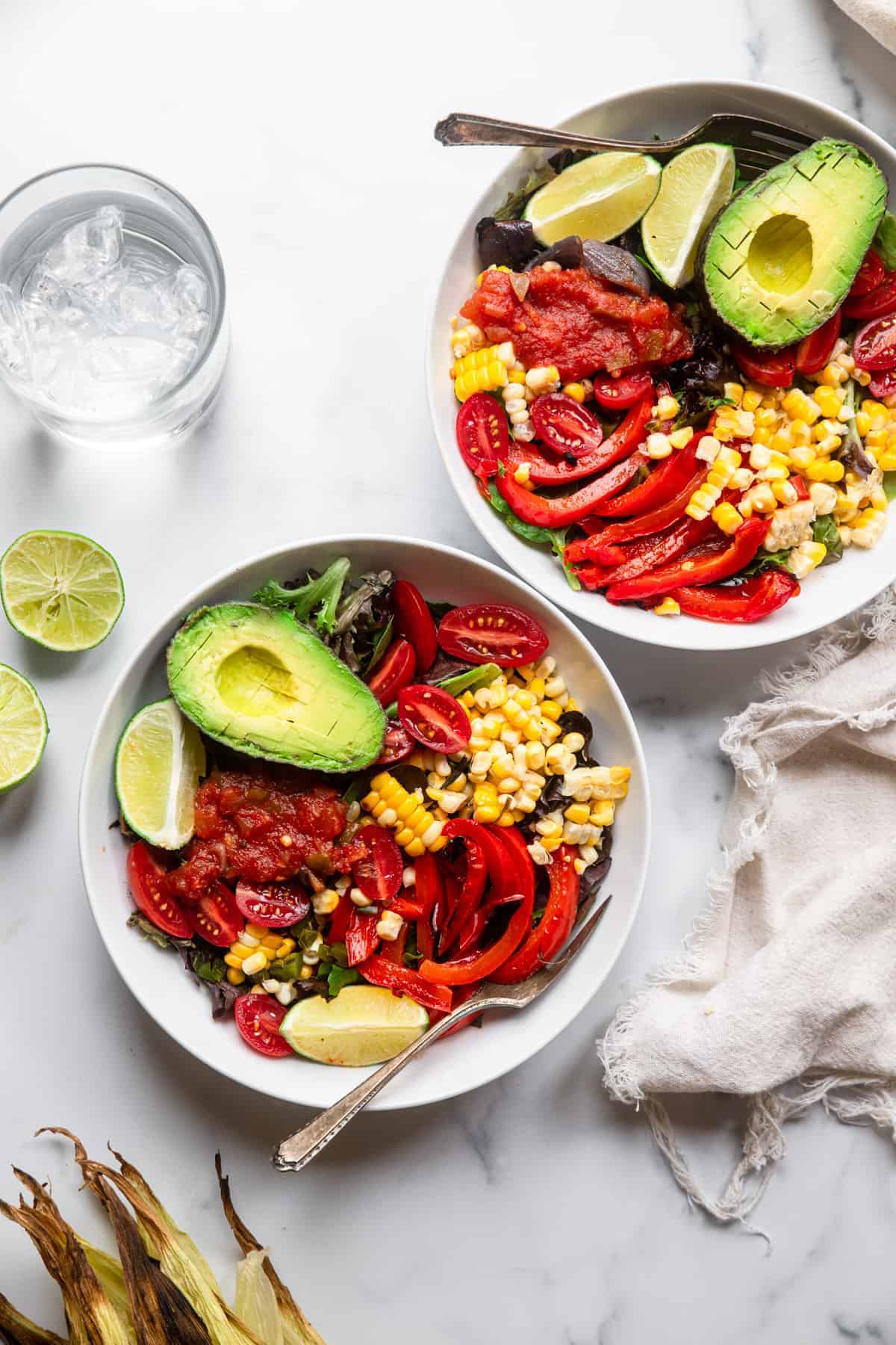 Mexican Grilled Corn Salad with Jalapeño and Avocado