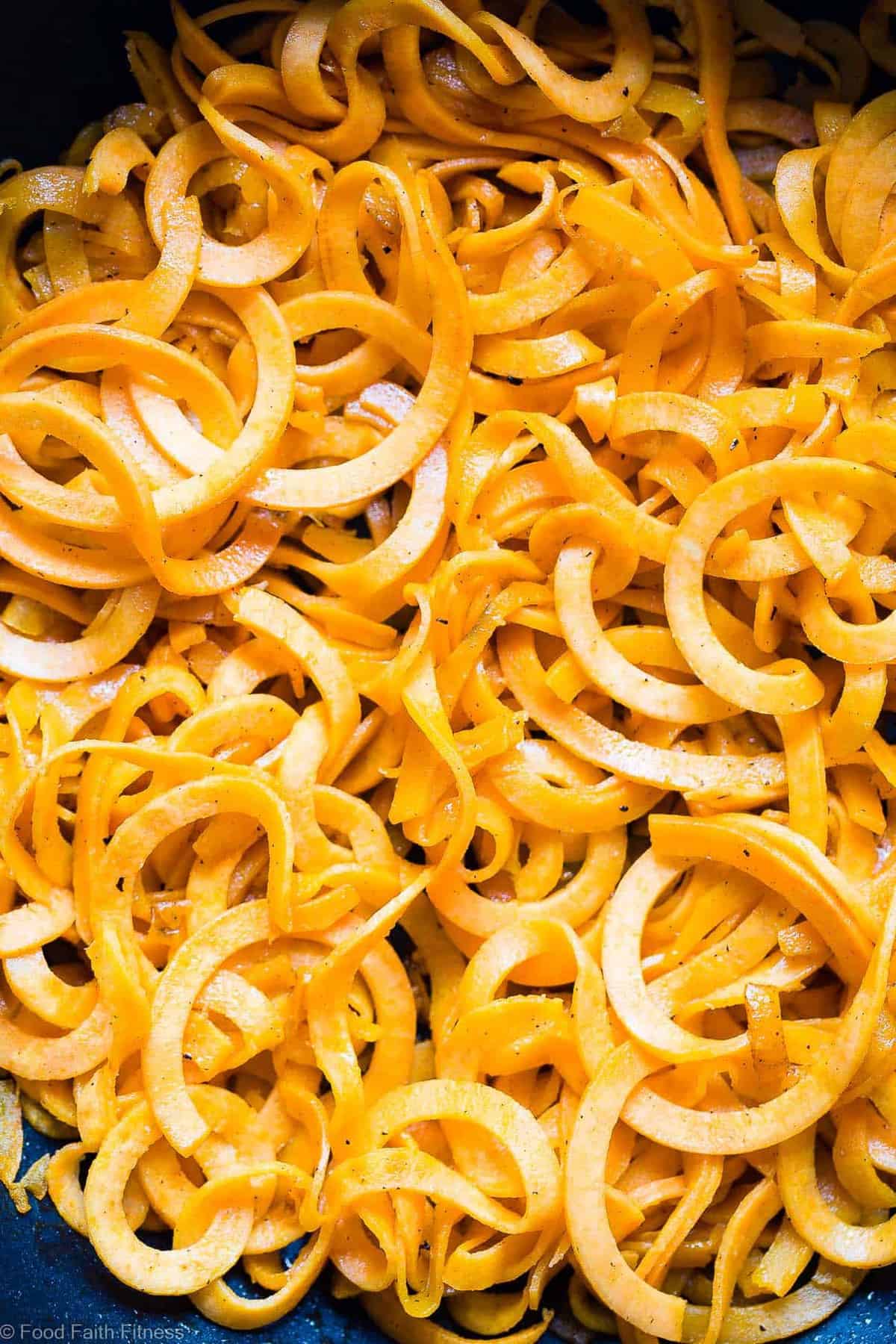 Healthy Sweet Potato Noodle Carbonara -A healthy and gluten free twist on the classic carbonara recipe that uses goat cheese to make it extra creamy! Quick, easy, family friendly and only 4 ingredients! Even picky eaters will LOVE it! | #Foodfaithfitness | #Glutenfree #Healthy #Spiralized #Grainfree #Sweetpotato Creamy Healthy Carbonara with Sweet Potato Noodles -A healthy and gluten free twist on the classic carbonara recipe that uses goat cheese to make it extra creamy! Quick, easy, family friendly and only 4 ingredients! Even picky eaters will LOVE it! | #Foodfaithfitness | #Glutenfree #Healthy #Spiralized #Grainfree #Sweetpotato