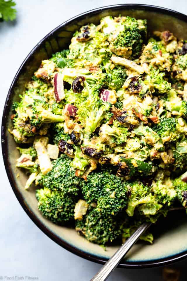 Vegan Paleo Broccoli-Cashew Salad