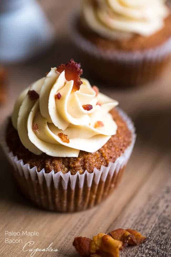 Maple-Bacon Buttercream Cupcakes