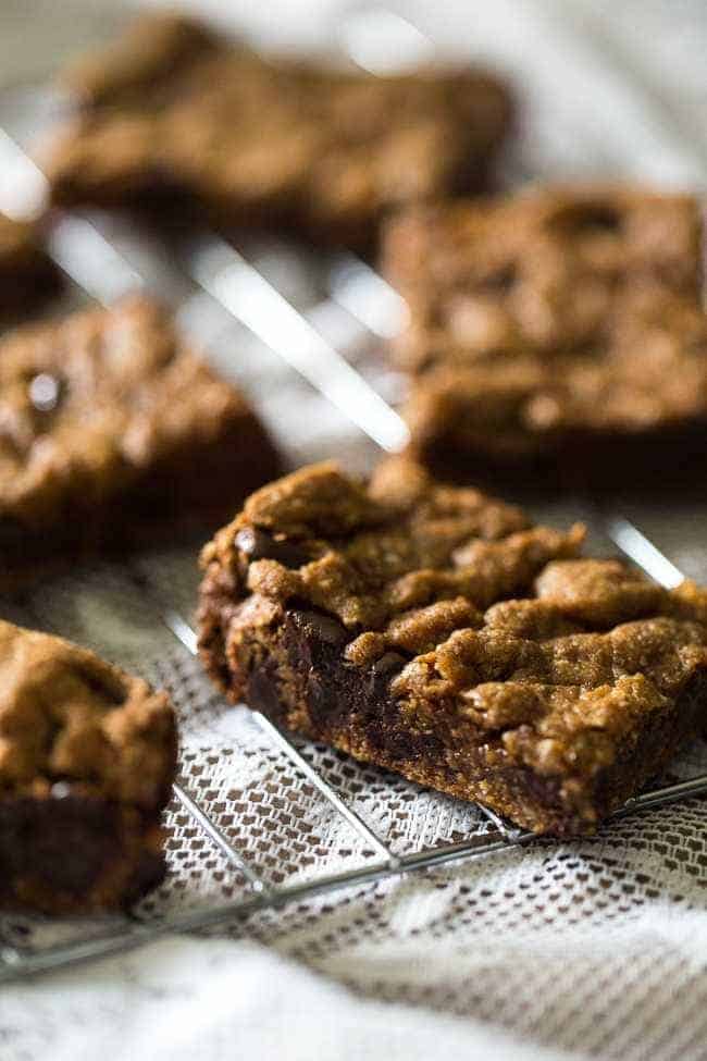 Crock Pot Paleo Cookies with Chocolate Chips – Let the crock pot do the work for you with these cookies that are loaded with gooey chocolate! An easy, healthy, grain-free treat! | Foodfaithfitness.com | @FoodFaithFit
