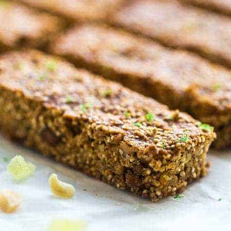 Tropical Chickpea & Quinoa Homemade Protein Bars - Quinoa, chickpeas, white chocolate, macadamia nuts, pineapple and fresh lime come together in these easy, gluten free and healthy snack bars that taste like summer! | Foodfaithfitness.com | @FoodFaithFit