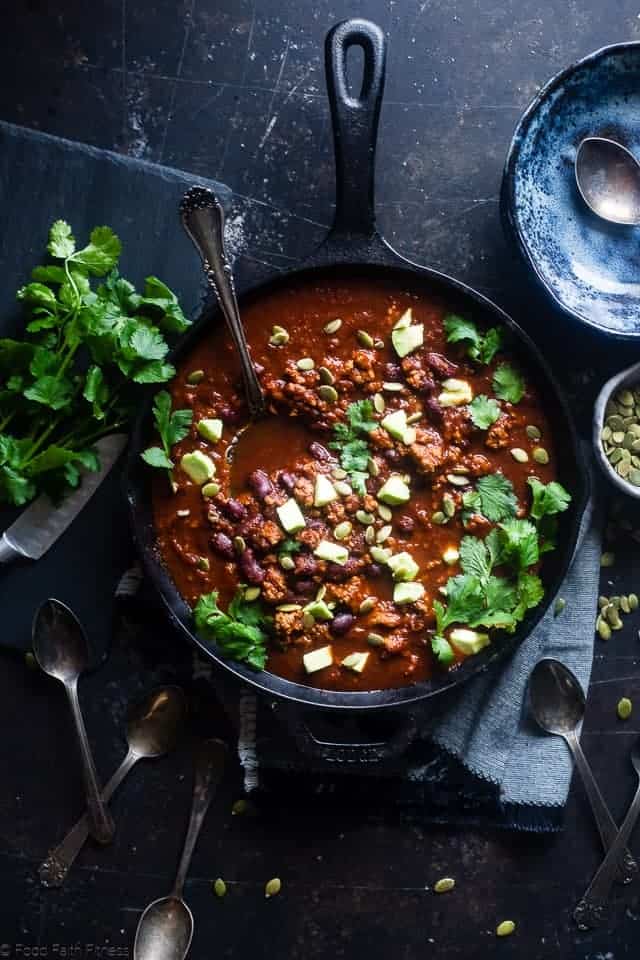 Smoky and Sweet Gluten-Free Turkey Chili