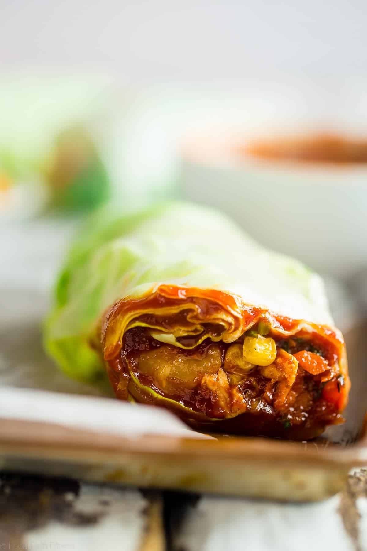 BBQ Chicken Summer Rolls