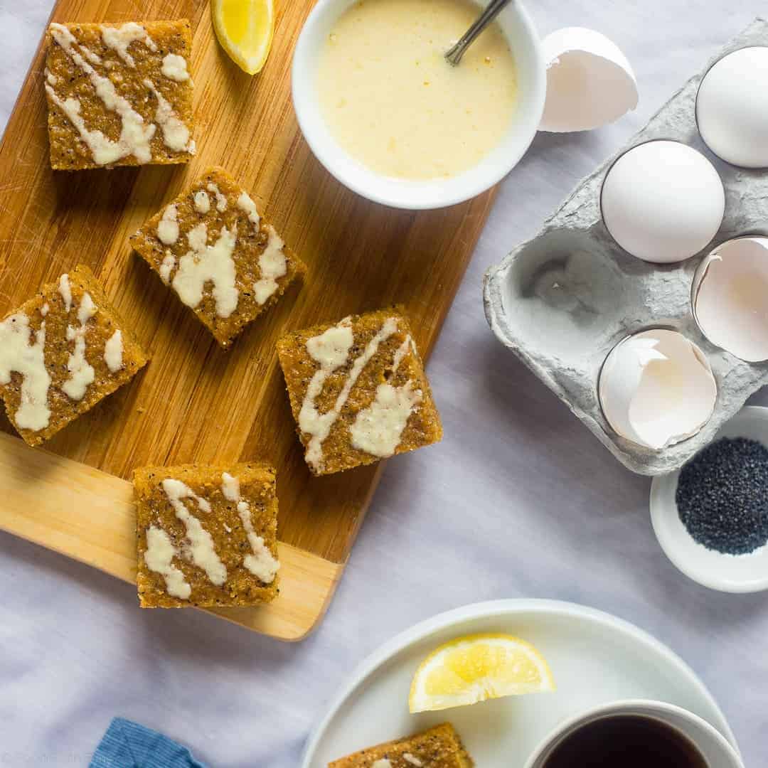 Lemon Poppy Seed Cake Bars In The Slow Cooker