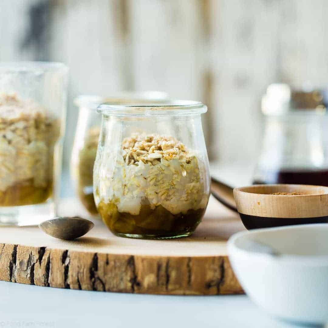 Apple Pie Overnight Oats