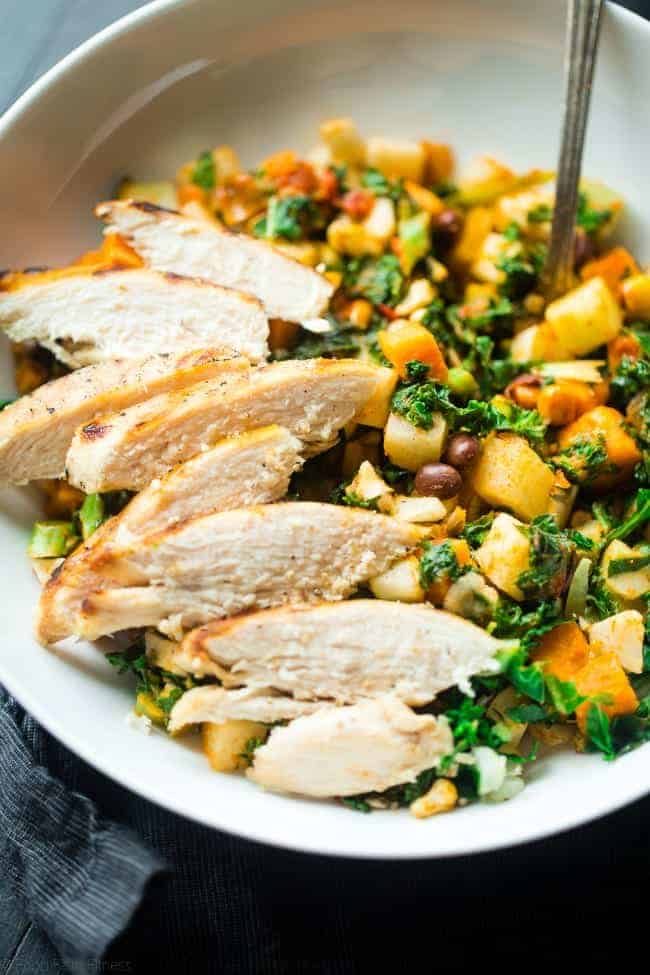 4 Ingredient Honey Lime Grilled Chicken - This easy honey lime chicken only uses 3 ingredients and is ready in 15 minutes! It's a healthy, protein packed and gluten free addition to your next dinner! | Foodfaithfitness.com | @FoodFaithFit