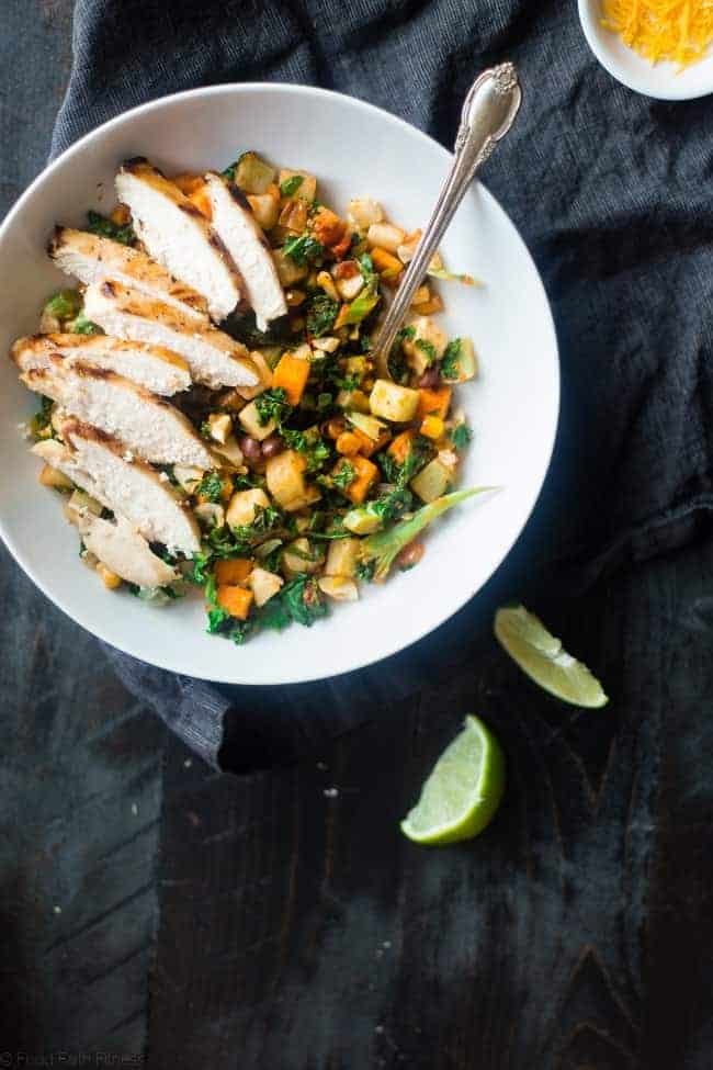 4 Ingredient Honey Lime Grilled Chicken - This easy honey lime chicken only uses 3 ingredients and is ready in 15 minutes! It's a healthy, protein packed and gluten free addition to your next dinner! | Foodfaithfitness.com | @FoodFaithFit