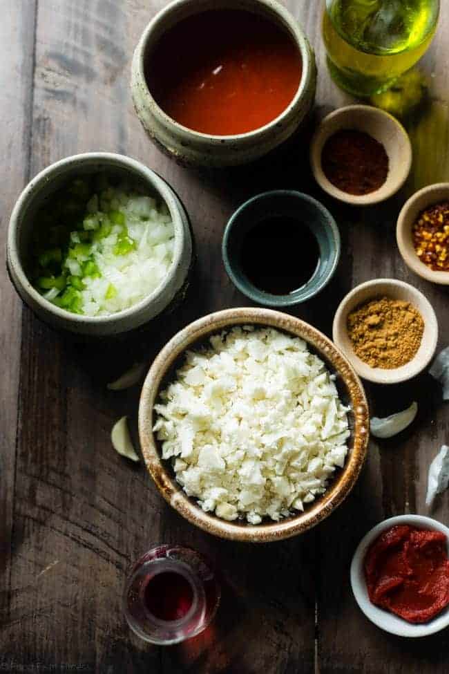 Vegan Sloppy Joes - You will never believe that this quick and easy, one-pot dinner uses cauliflower instead of meat! They're a healthy, gluten free, crowd pleasing dinner that's ready in under 30 mins and are under 300 calories! | Foodfaithfitness.com | @FoodFaithFit