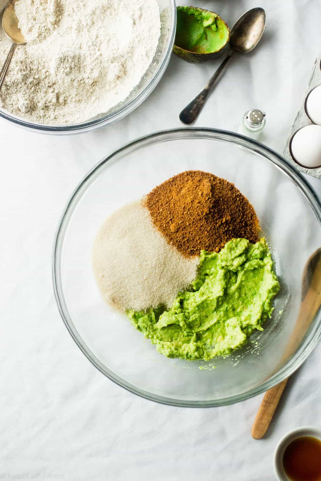 Chocolate Mint Truffle Cookies - These gluten free chocolate mint avocado cookies have a rich truffle center, are so soft and chewy and are only 100 calories! They're a healthy cookie for the holidays that are easy to make! | Foodfaithfitness.com | @FoodFaithFit