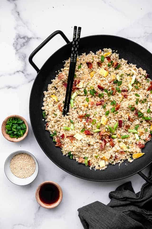 Whole30 Paleo Cauliflower Fried Rice