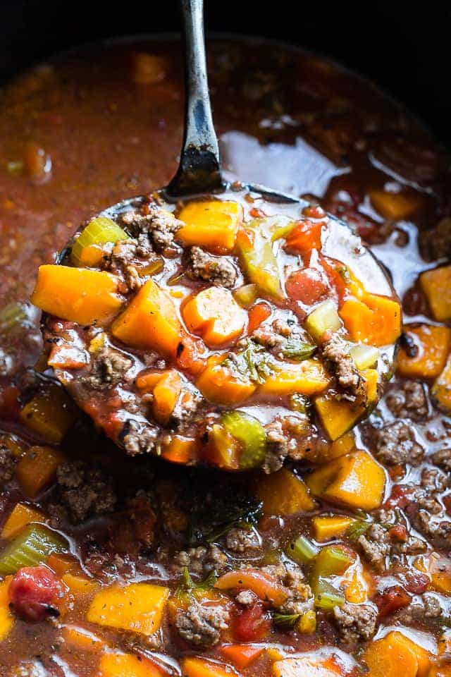 Crock Pot Paleo Hamburger Soup Recipe