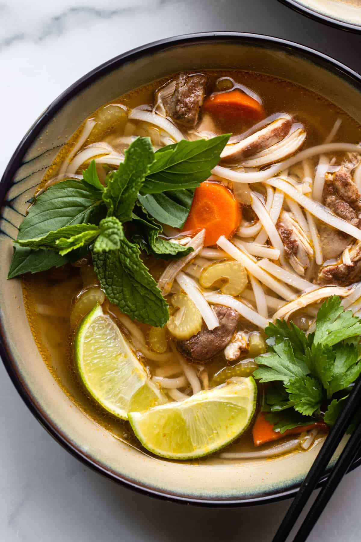 Easy Chicken Pho Recipe | Food Faith Fitness