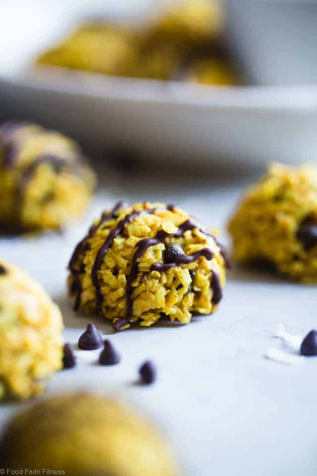 Healthy No-Bake Cookies with Coconut Oil