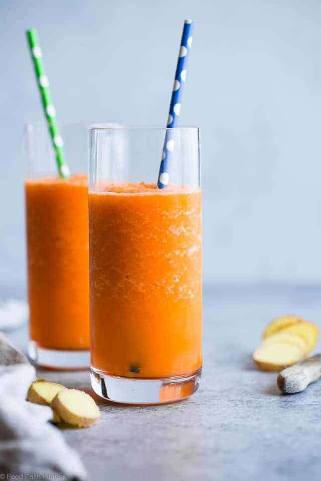 Orange-Carrot Smoothie with Ginger