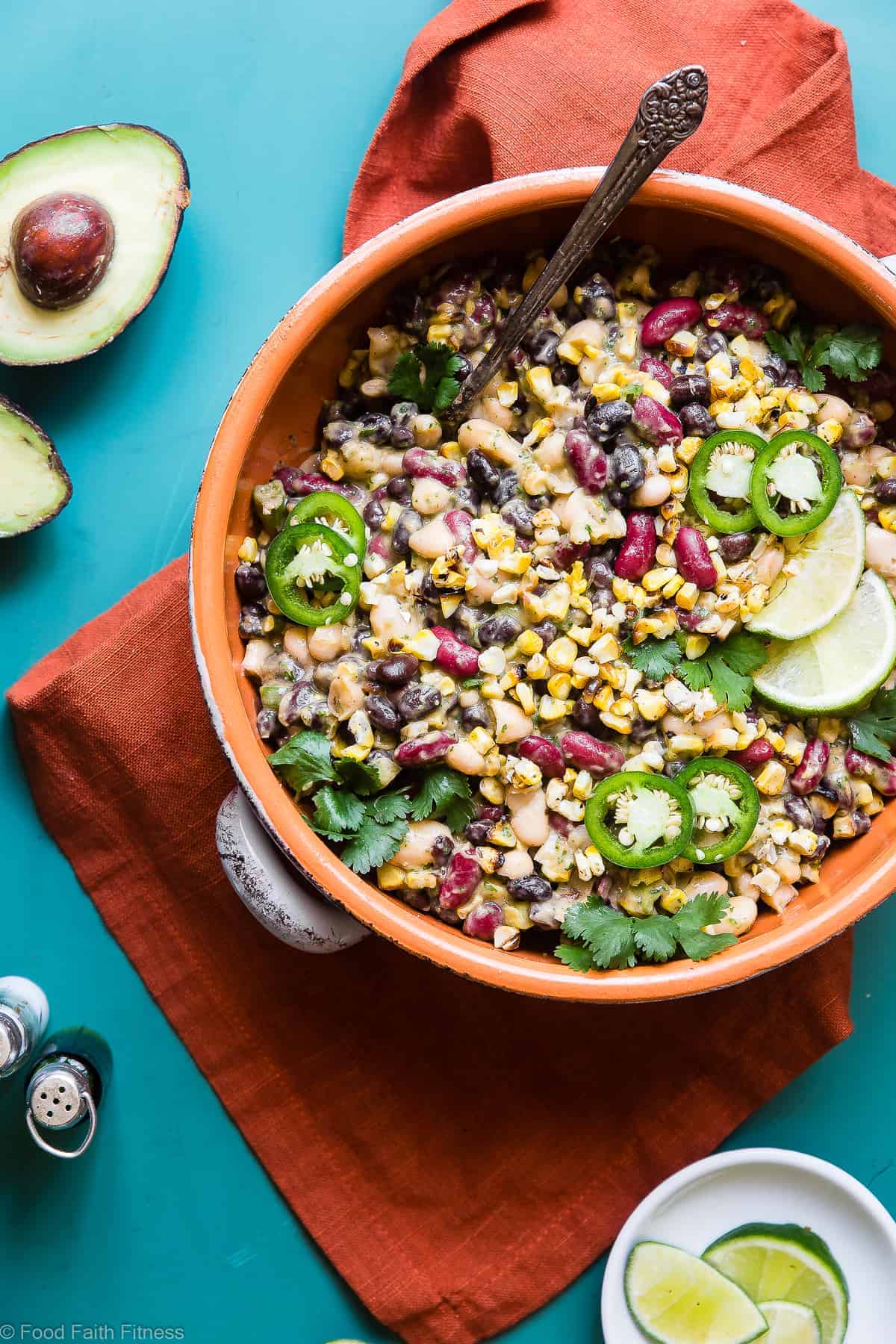 Three-Bean Mexican Corn Black Bean Salad