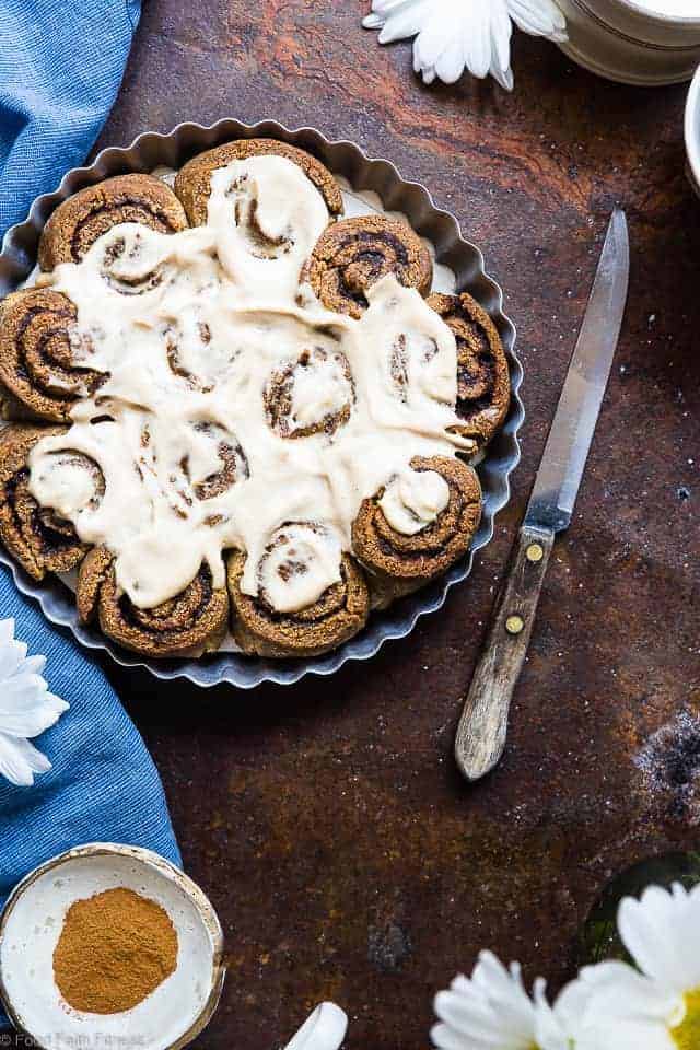 Almond Flour Paleo Cinnamon Rolls