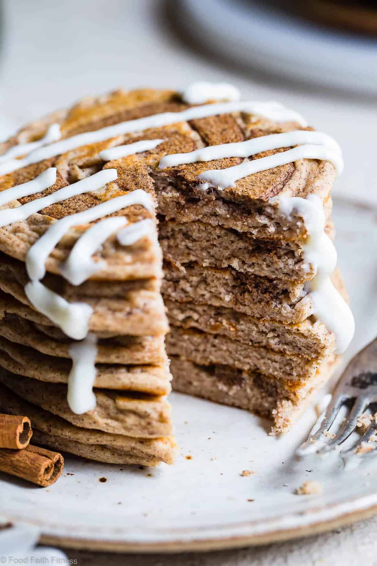 Cinnamon Roll Keto Protein Pancakes - This EASY, low carb, gluten free protein pancakes recipe is going to be your new favorite breakfast! Great for kids and adults and packed with 23g of protein! Who doesn't want to wake up to healthy cinnamon rolls?! | #Foodfaithfitness | #Keto #Lowcarb #Glutenfree #Healthy #Pancakes Cinnamon Roll Keto Protein Pancakes - This EASY, low carb, gluten free protein pancakes recipe is going to be your new favorite breakfast! Great for kids and adults and packed with 23g of protein! Who doesn't want to wake up to healthy cinnamon rolls?! | #Foodfaithfitness | #Keto #Lowcarb #Glutenfree #Healthy #Pancakes