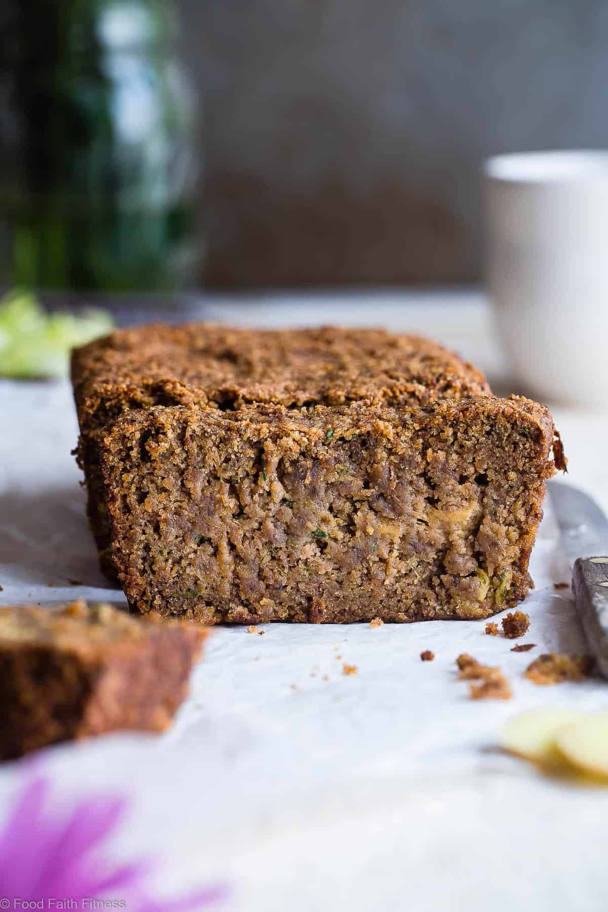 Five Spice Eggless Vegan Zucchini Bread - This healthy, gluten free zucchini bread has ADDICTING spicy-sweet flavor and is SO moist and tender! You'll never know it's dairy and grain free and paleo friendly! Freezer friendly too! | #Foodfaithfitness | #Glutenfree #Vegan #Paleo #Dairyfree #Healthy Five Spice Eggless Vegan Zucchini Bread - This healthy, gluten free zucchini bread has ADDICTING spicy-sweet flavor and is SO moist and tender! You'll never know it's dairy and grain free and paleo friendly! Freezer friendly too! | #Foodfaithfitness | #Glutenfree #Vegan #Paleo #Dairyfree #Healthy