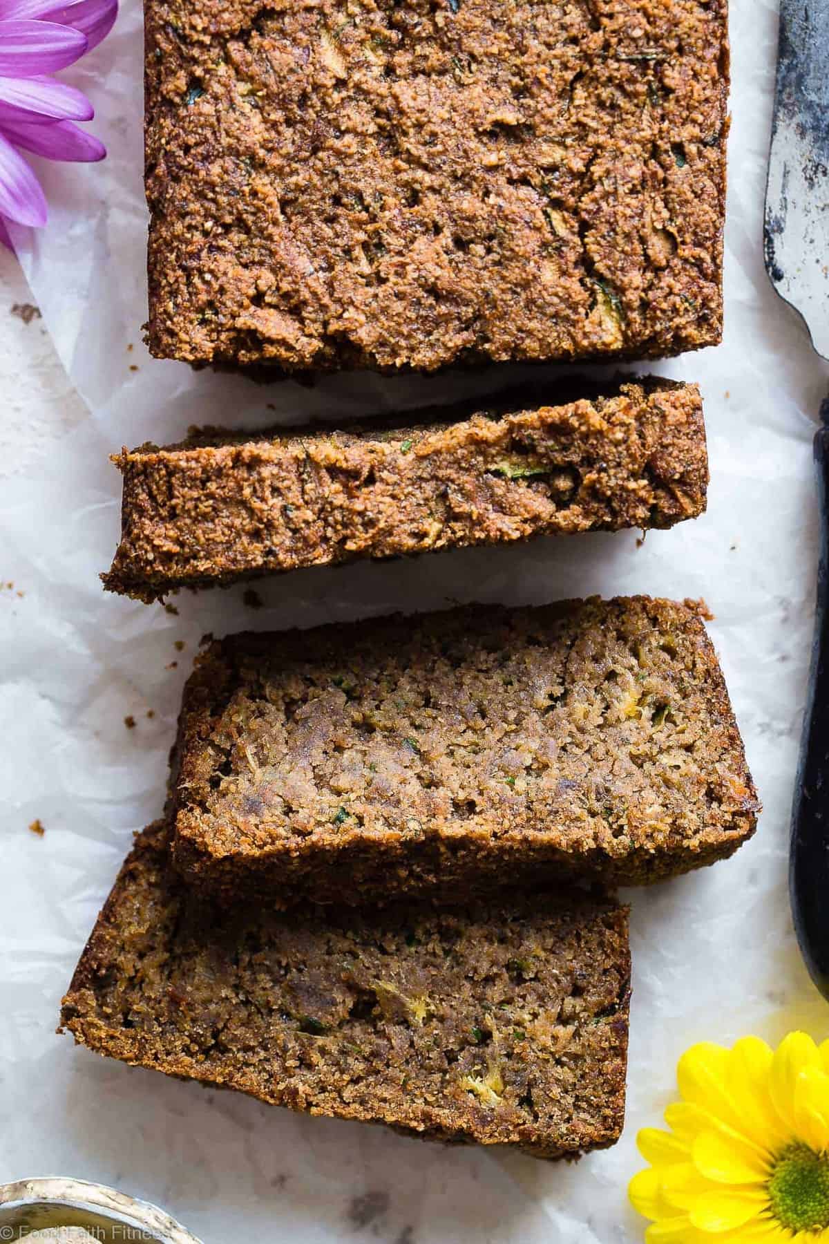 Five Spice Eggless Vegan Zucchini Bread - This healthy, gluten free zucchini bread has ADDICTING spicy-sweet flavor and is SO moist and tender! You'll never know it's dairy and grain free and paleo friendly! Freezer friendly too! | #Foodfaithfitness | #Glutenfree #Vegan #Paleo #Dairyfree #Healthy Five Spice Eggless Vegan Zucchini Bread - This healthy, gluten free zucchini bread has ADDICTING spicy-sweet flavor and is SO moist and tender! You'll never know it's dairy and grain free and paleo friendly! Freezer friendly too! | #Foodfaithfitness | #Glutenfree #Vegan #Paleo #Dairyfree #Healthy