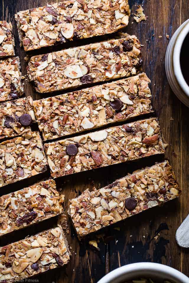 Sugar-Free Keto Low-Carb Granola Bars Recipe