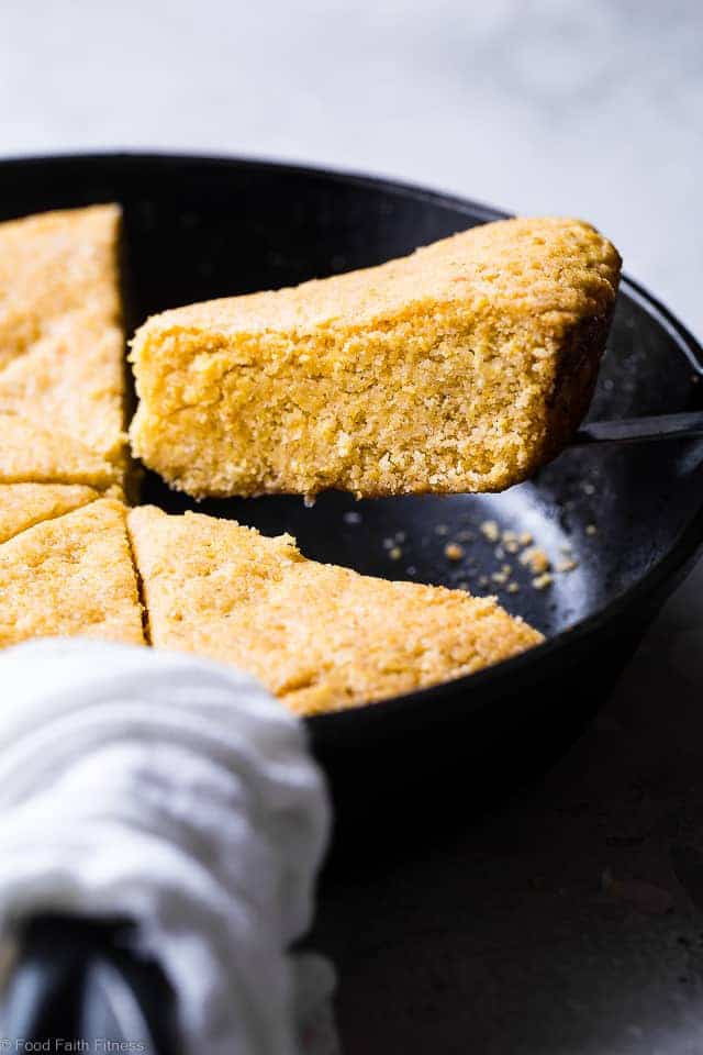 Easy Sweet Vegan Cornbread with Applesauce