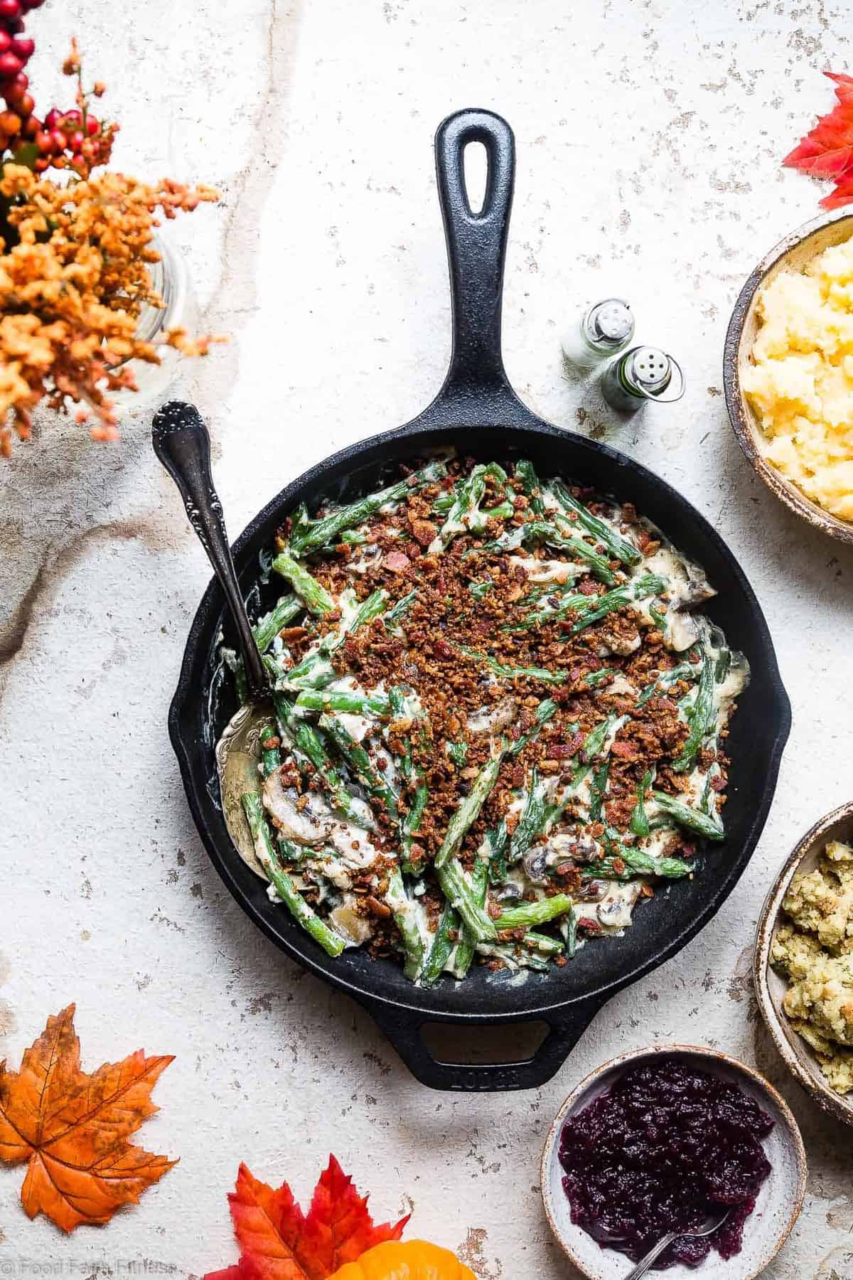 Low Carb Keto Green Bean Casserole - This Low Carb Green Bean Casserole is an EASY, healthy remake of the classic side! No one will know it's better for you! Dairy free option included! | #Foodfaithfitness | #Glutenfree #Dairyfree #Keto #Lowcarb #Healthy Low Carb Keto Green Bean Casserole - This Low Carb Green Bean Casserole is an EASY, healthy remake of the classic side! No one will know it's better for you! Dairy free option included! | #Foodfaithfitness | #Glutenfree #Dairyfree #Keto #Lowcarb #Healthy