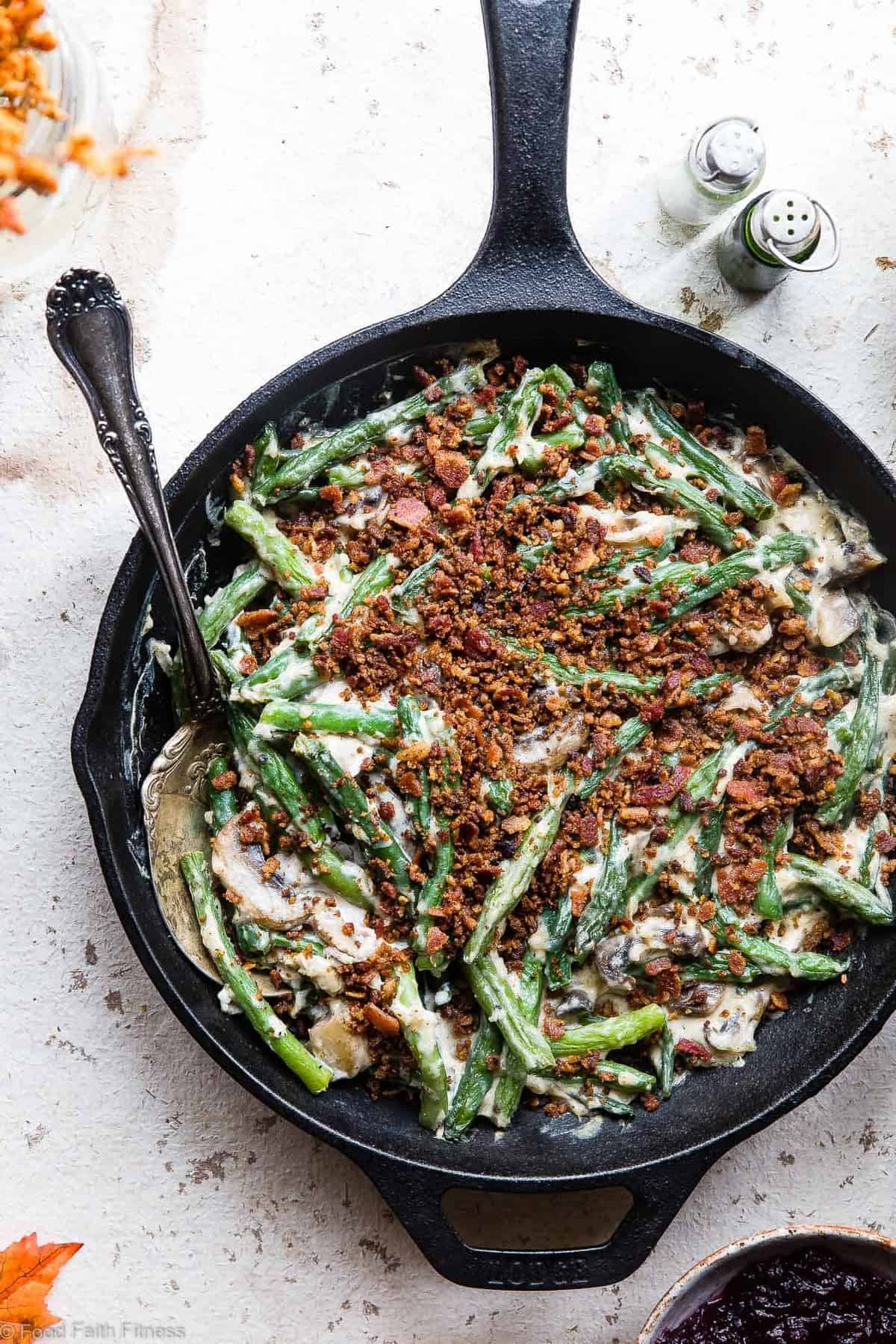 Low Carb Keto Green Bean Casserole - This Low Carb Green Bean Casserole is an EASY, healthy remake of the classic side! No one will know it's better for you! Dairy free option included! | #Foodfaithfitness | #Glutenfree #Dairyfree #Keto #Lowcarb #Healthy Low Carb Keto Green Bean Casserole - This Low Carb Green Bean Casserole is an EASY, healthy remake of the classic side! No one will know it's better for you! Dairy free option included! | #Foodfaithfitness | #Glutenfree #Dairyfree #Keto #Lowcarb #Healthy