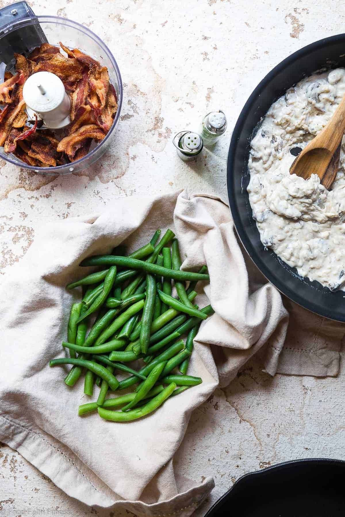 Low Carb Keto Green Bean Casserole - This Low Carb Green Bean Casserole is an EASY, healthy remake of the classic side! No one will know it's better for you! Dairy free option included! | #Foodfaithfitness | #Glutenfree #Dairyfree #Keto #Lowcarb #Healthy Low Carb Keto Green Bean Casserole - This Low Carb Green Beans Casserole is an EASY, healthy remake of the classic side! No one will know it's better for you! Dairy free option included! | #Foodfaithfitness | #Glutenfree #Dairyfree #Keto #Lowcarb #Healthy