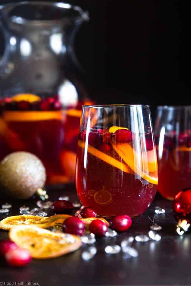 Sparkling Holiday Champagne Sangria