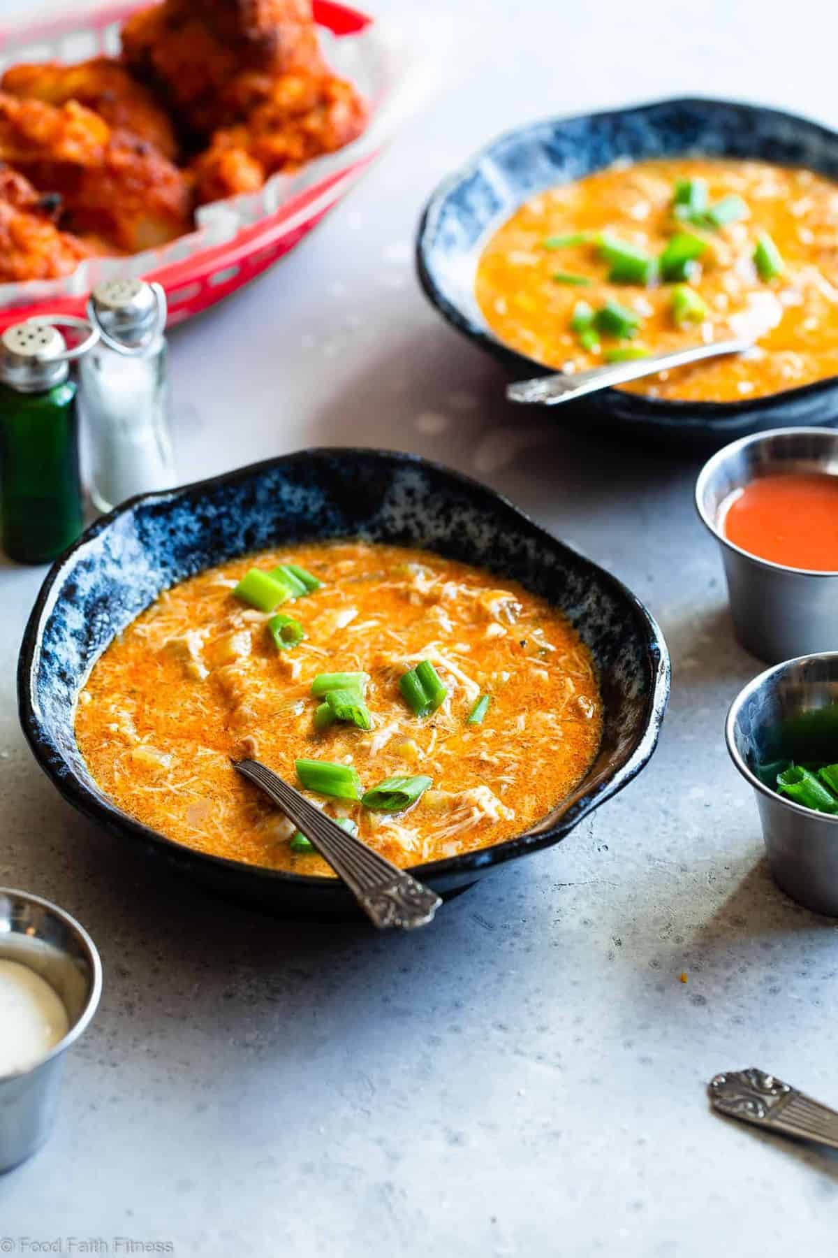 Crock Pot Low Carb Buffalo Chicken Soup - This easy, slow cooker Buffalo Chicken Soup basically makes itself! It's a gluten/grain/dairy and sugar free meal that is paleo and whole30 compliant too! Even picky eaters will love it! | #Foodfaithfitness | #Glutenfree #Paleo #Whole30 #Keto #Lowcarb Crock Pot Low Carb Buffalo Chicken Soup - This easy, slow cooker paleo Buffalo Chicken Soup basically makes itself! It's a gluten/grain/dairy and sugar free meal that is paleo and whole30 compliant too! Even picky eaters will love it! | #Foodfaithfitness | #Glutenfree #Paleo #Whole30 #Keto #Lowcarb
