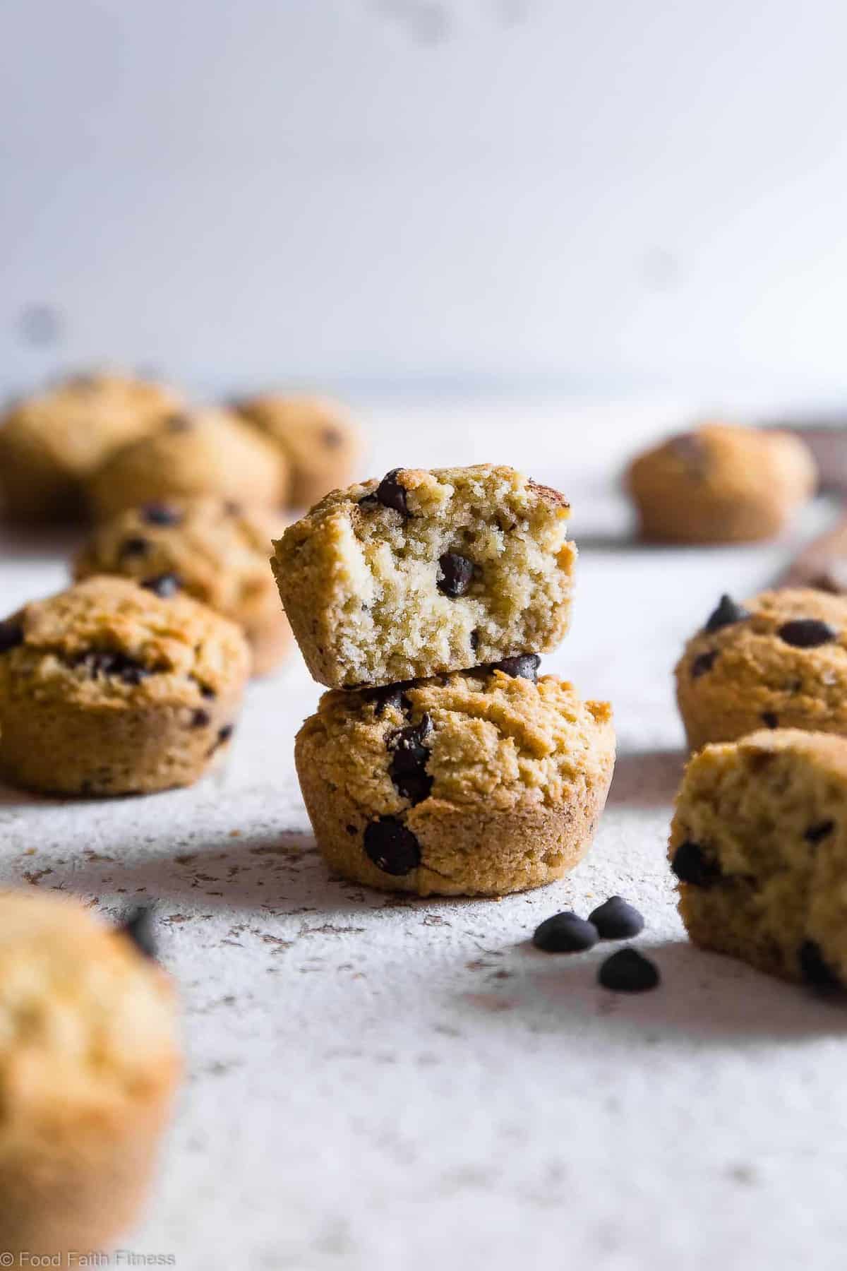 Walnut Chocolate Chip Keto Low Carb Muffins - These healthy, sugar free muffins are loaded with chocolate chips and black walnuts and are SO moist and fluffy you won't believe they're gluten free, keto AND paleo! | #Foodfaithfitness | #Keto #Lowcarb #Glutenfree #Paleo #Grainfree Walnut Chocolate Chip Keto Muffins - These healthy, sugar free muffins are loaded with chocolate chips and black walnuts and are SO moist and fluffy you won't believe they're gluten free, keto AND paleo! | #Foodfaithfitness |