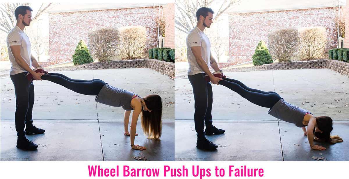 Quick At Home Partner Workout - This Quick, At Home Partner Workout is an easy way to get a workout in during busy seasons! Grab a partner and get your booty burning! | #Foodfaithfitness | #Workout #Fitness #Homeworkout #Healthy