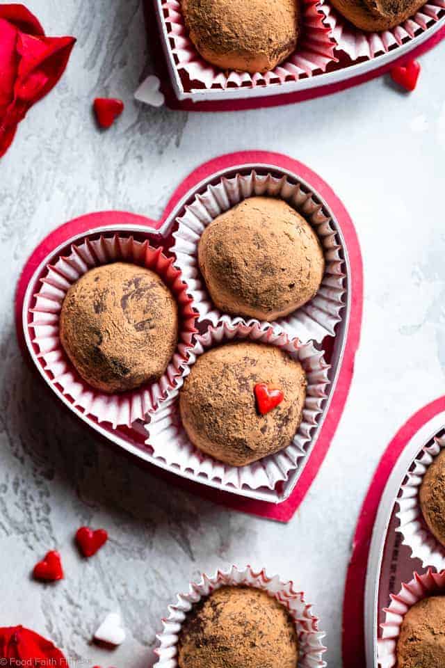 Dairy-Free Vegan Chocolate Valentine Truffles