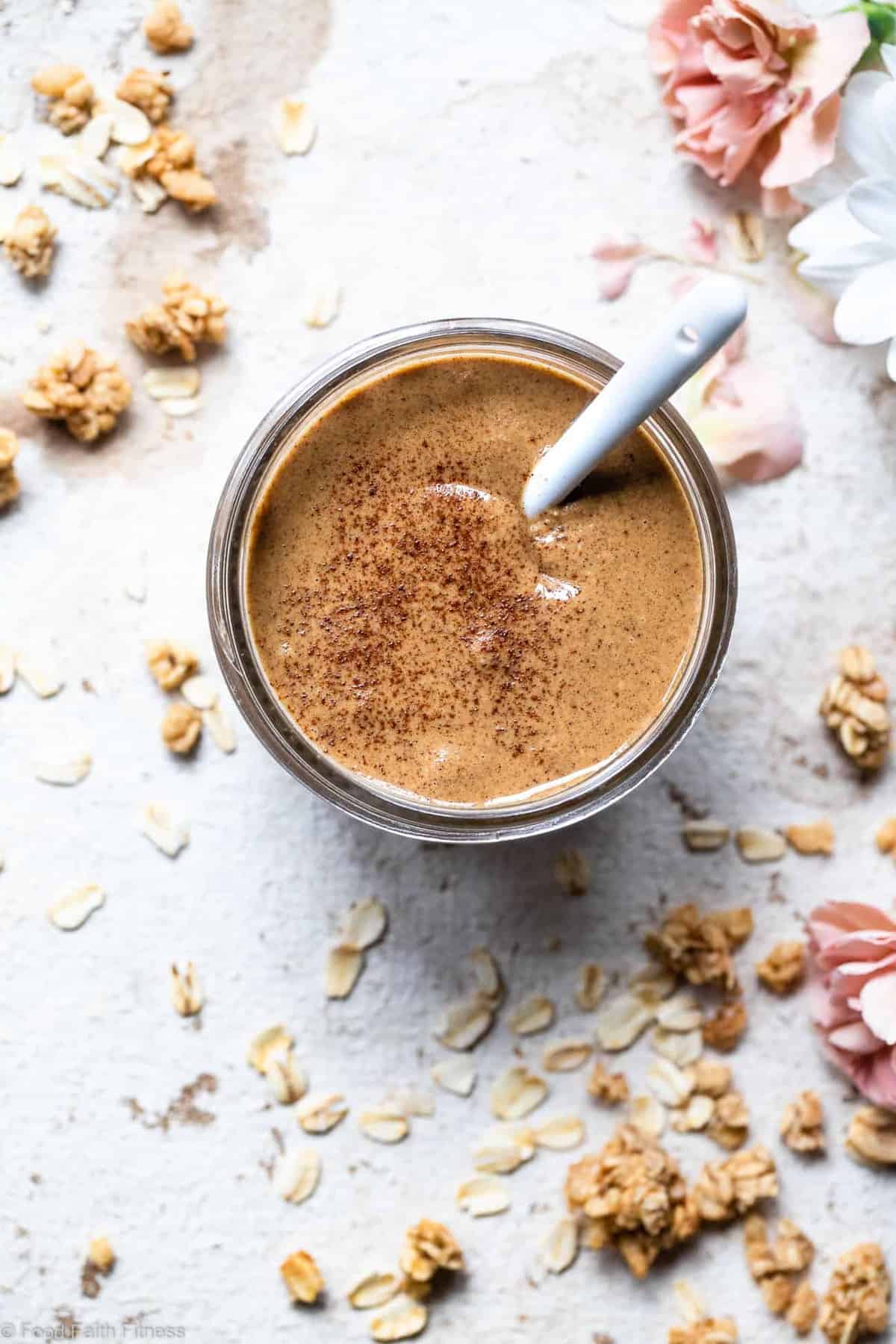 Oatmeal Cookie Granola Butter - It tastes like nut butter, granola and cookies had a baby! Gluten free, vegan and great on toast or just on a spoon! You'll never believe it's healthy! | #Foodfaithfitness | #Glutenfree #Healthy #Vegan #Eggfree #Dairyfree Oatmeal Cookie Granola Butter - It tastes like nut butter, granola and cookies had a baby! Gluten free, vegan and great on toast or just on a spoon! You'll never believe it's healthy! | #Foodfaithfitness | #Glutenfree #Healthy #Vegan #Eggfree #Dairyfree